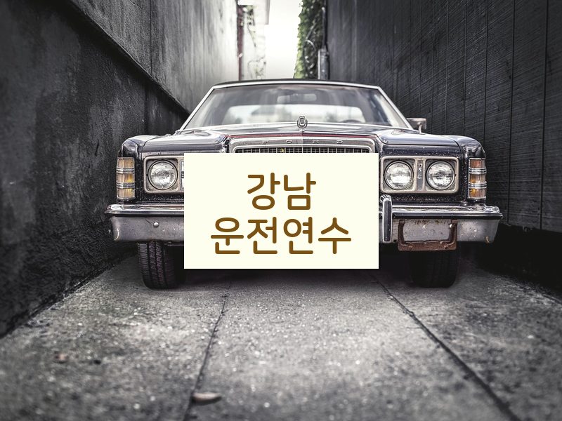 강남운전연수 후기