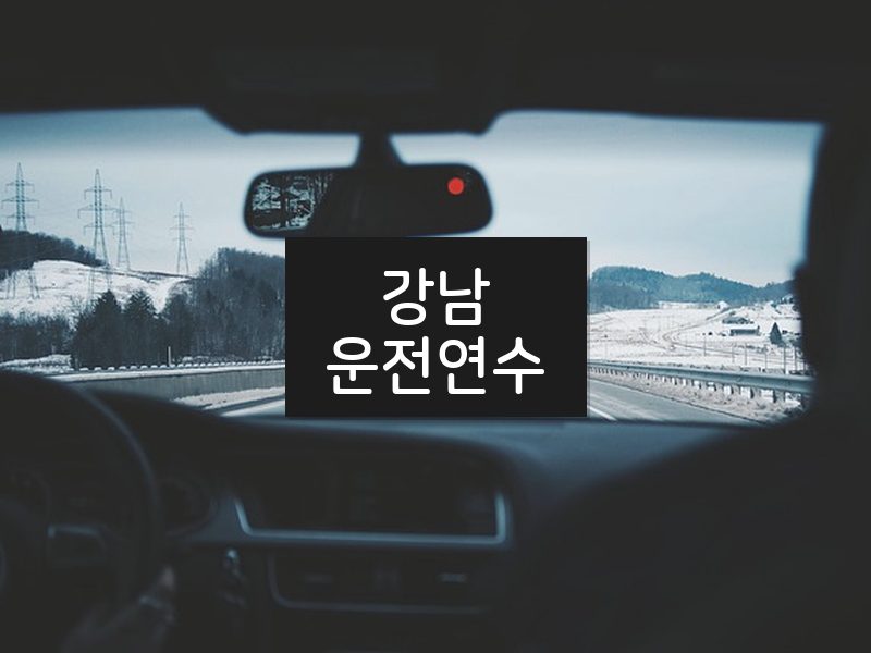 강남운전연수 후기