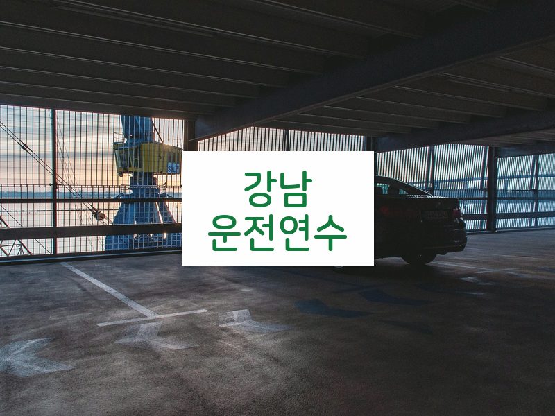 강남운전연수 후기