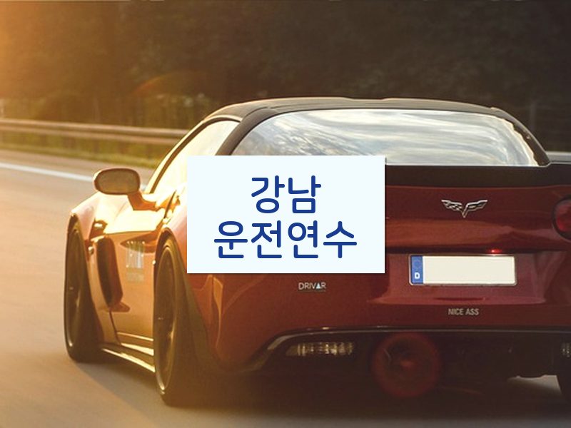 강남운전연수 후기