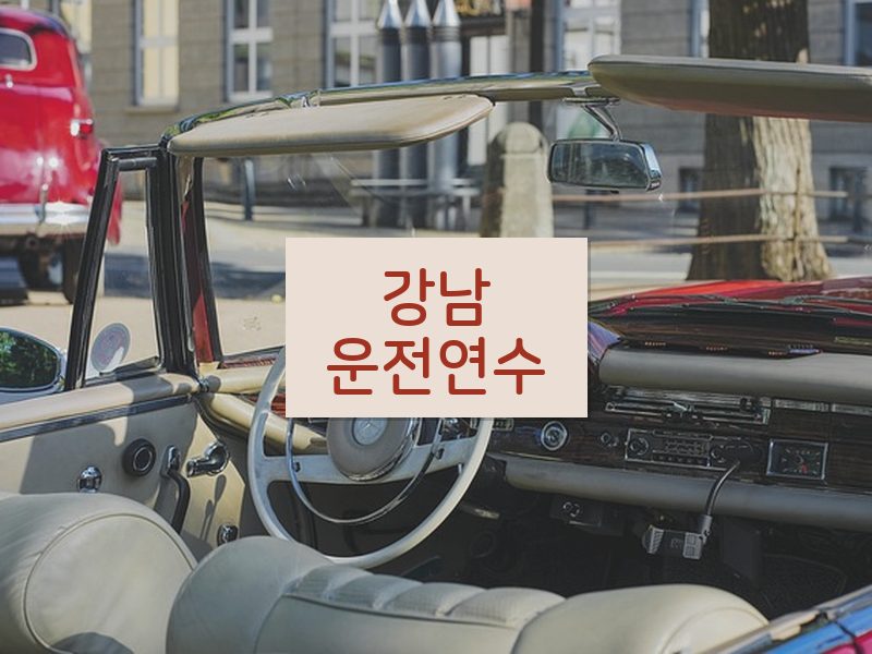 강남운전연수 후기