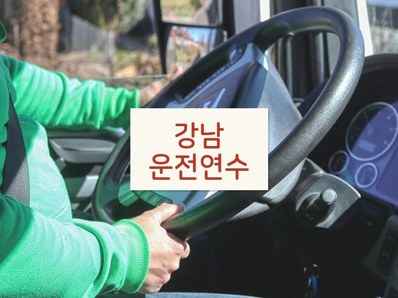 강남운전연수 후기