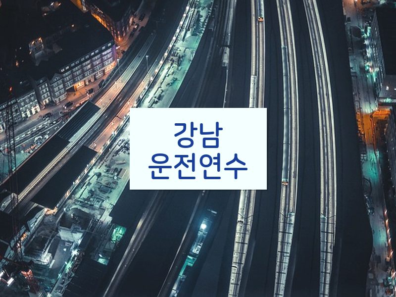 강남운전연수 후기