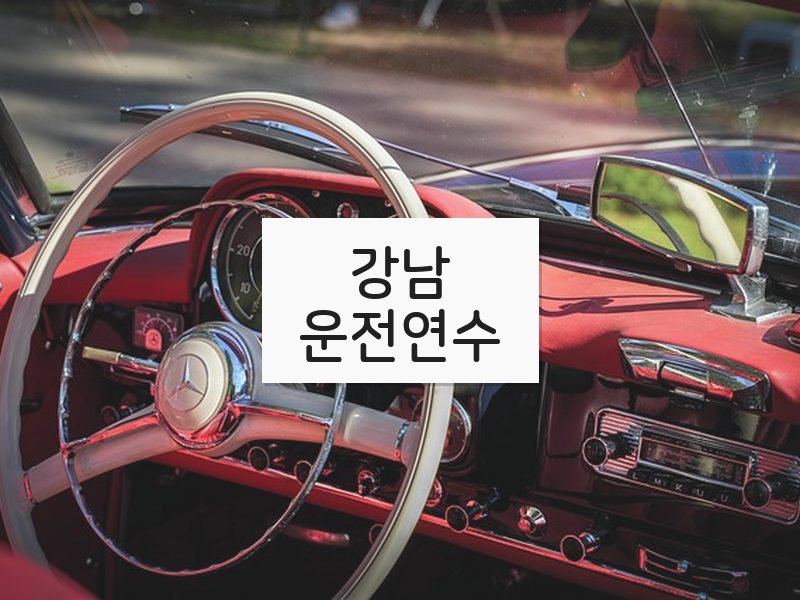 강남운전연수 후기