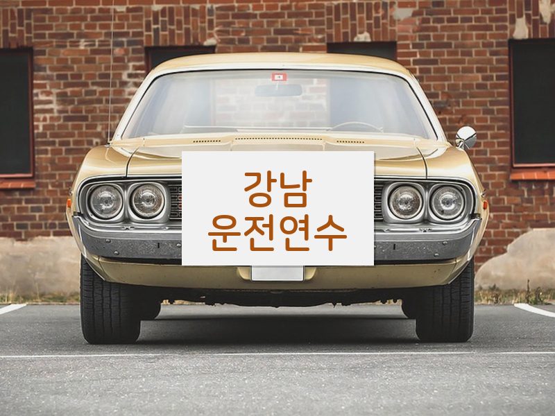 강남운전연수 후기