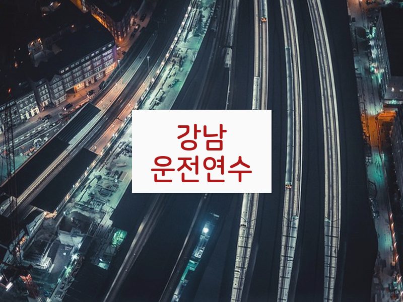 강남운전연수 후기