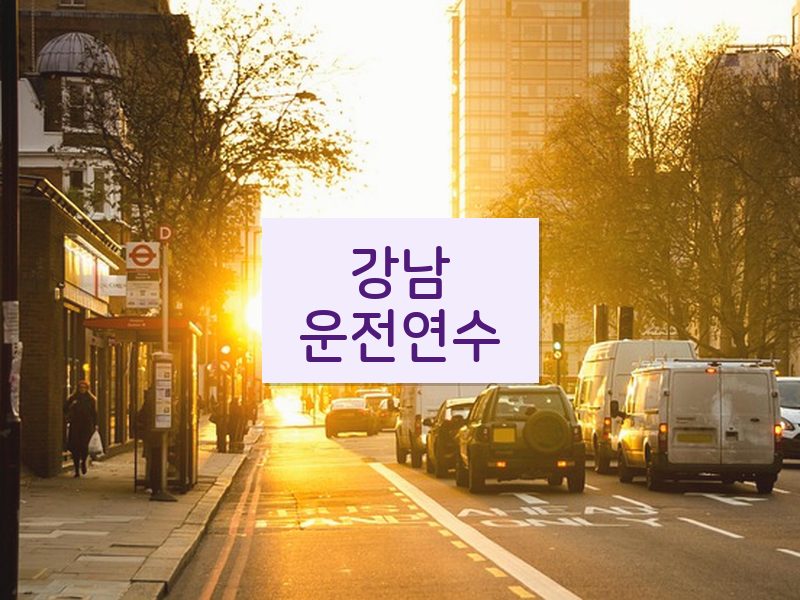 강남운전연수 후기