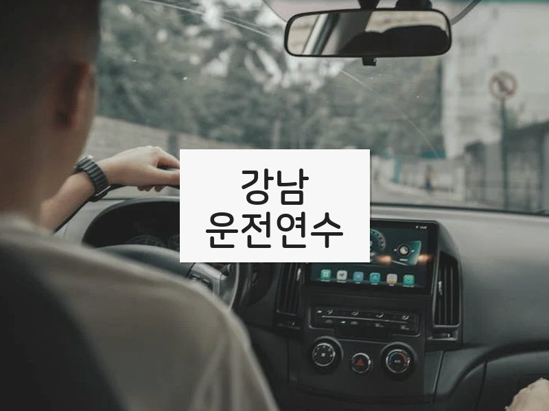강남운전연수 후기