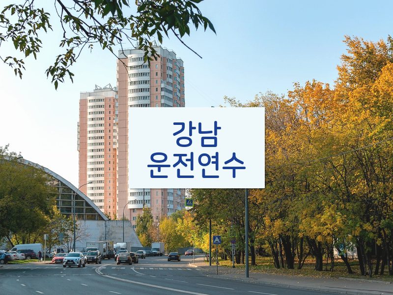 강남운전연수 후기