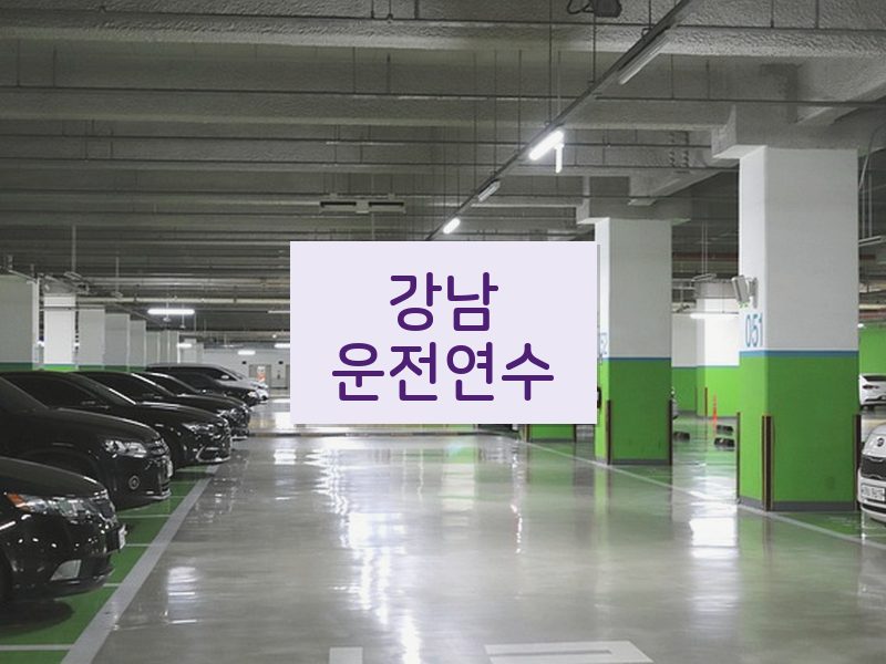 강남운전연수 후기