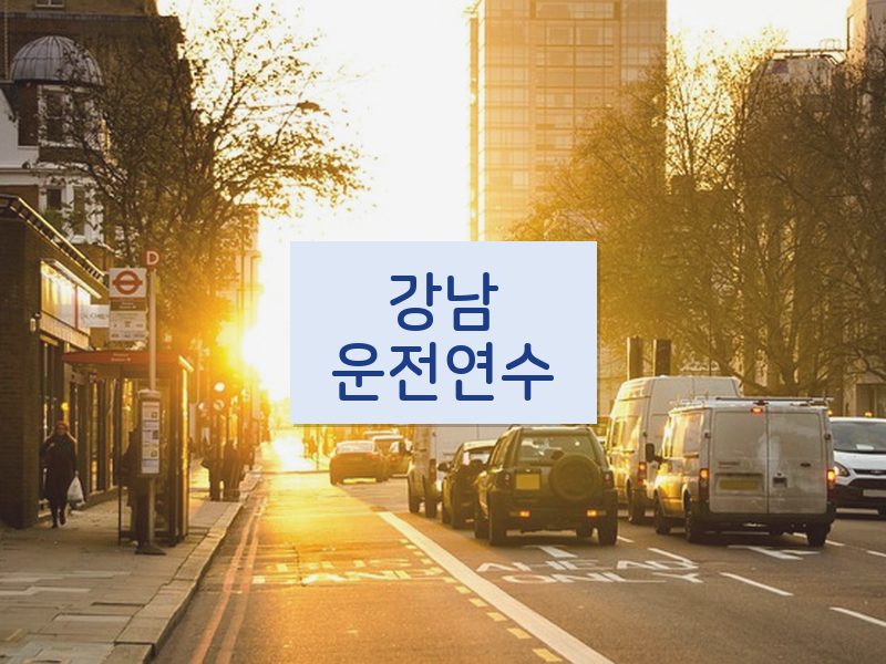 강남운전연수 후기