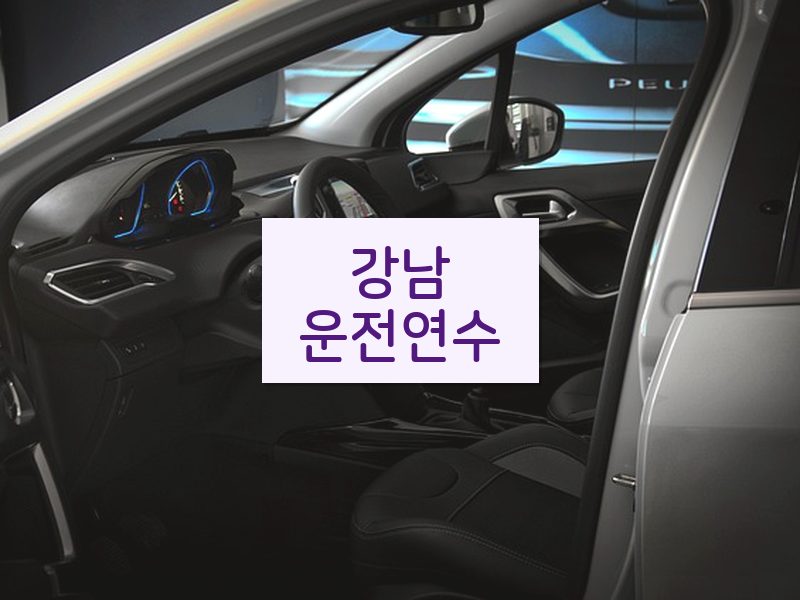 강남운전연수 후기