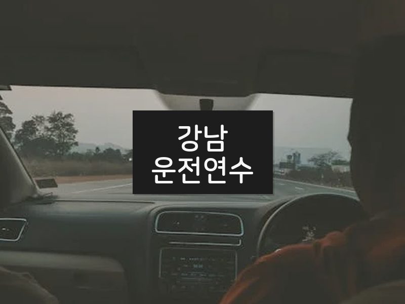 강남운전연수 후기