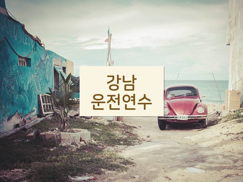 강남운전연수 후기