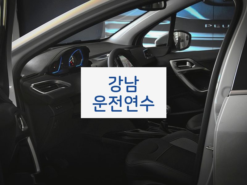 강남운전연수 후기