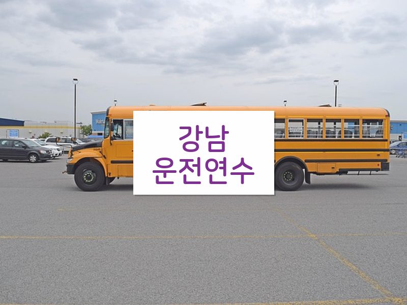 강남운전연수 후기