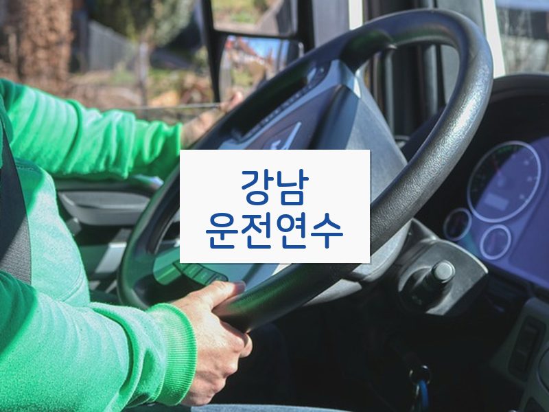 강남운전연수 후기
