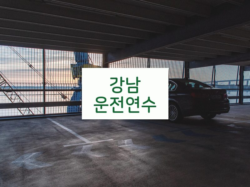 강남운전연수 후기