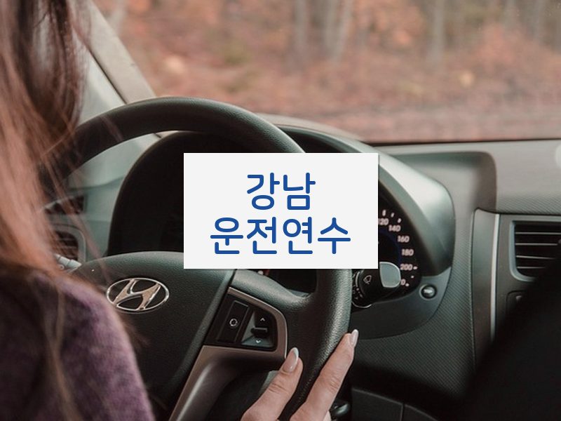 강남운전연수 후기