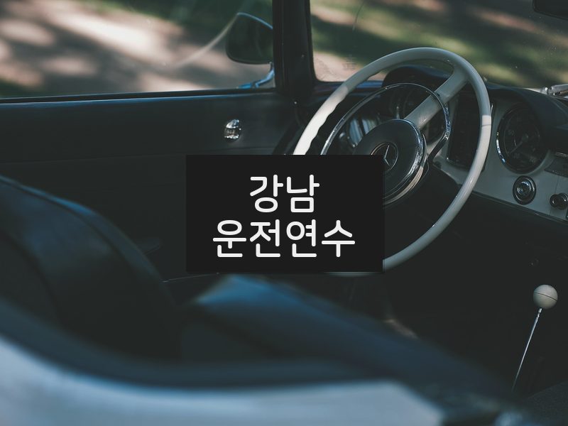 강남운전연수 후기