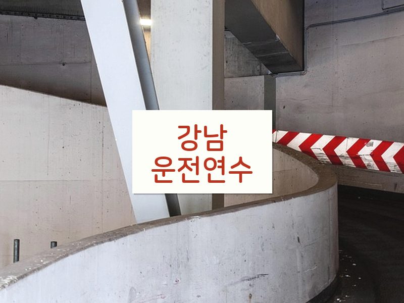 강남운전연수 후기
