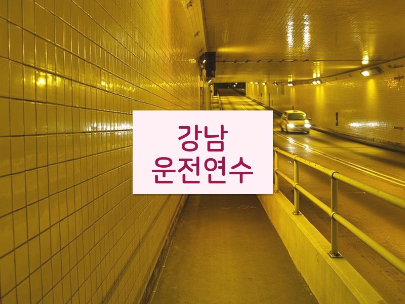 강남운전연수 후기