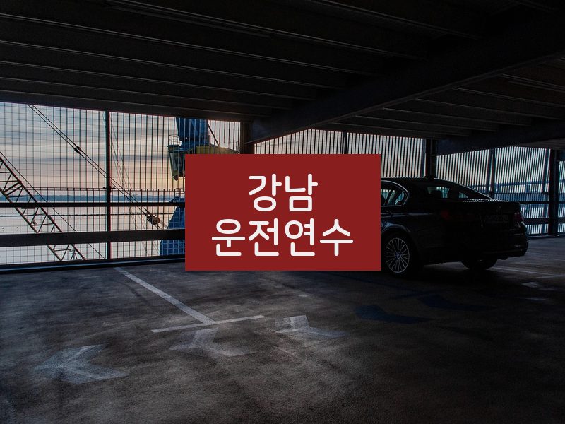 강남운전연수 후기