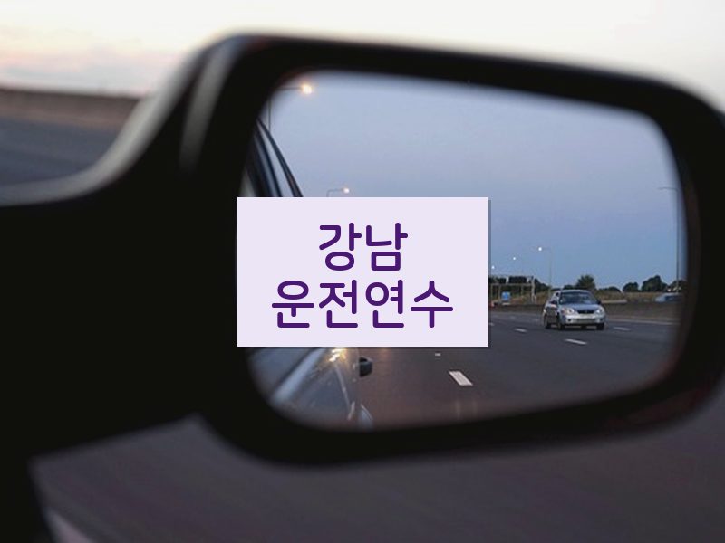 강남운전연수 후기