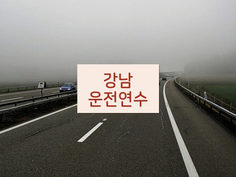 강남운전연수 후기
