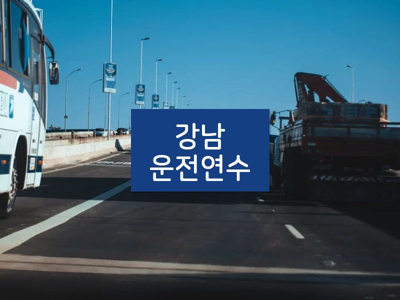 강남운전연수 후기