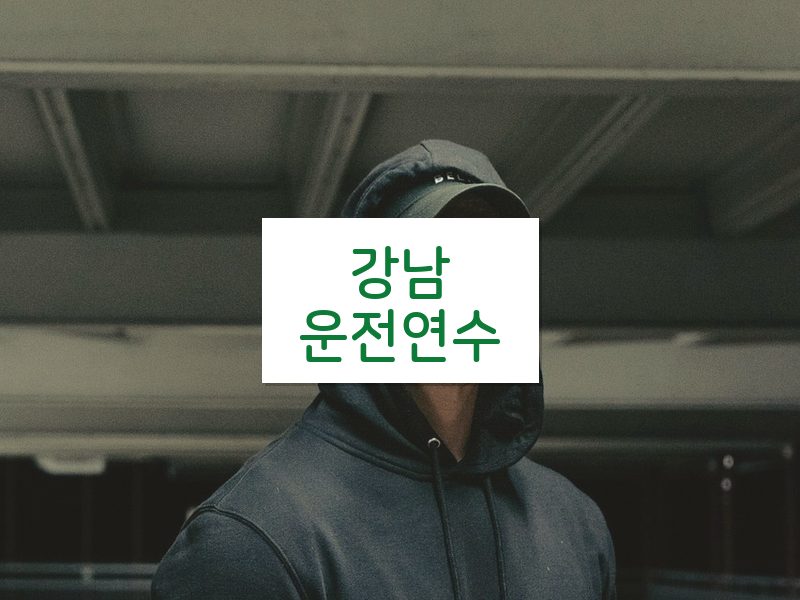 강남운전연수 후기