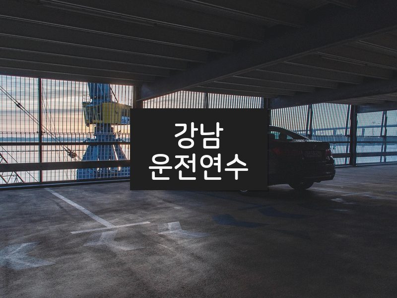 강남운전연수 후기