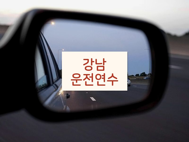 강남운전연수 후기
