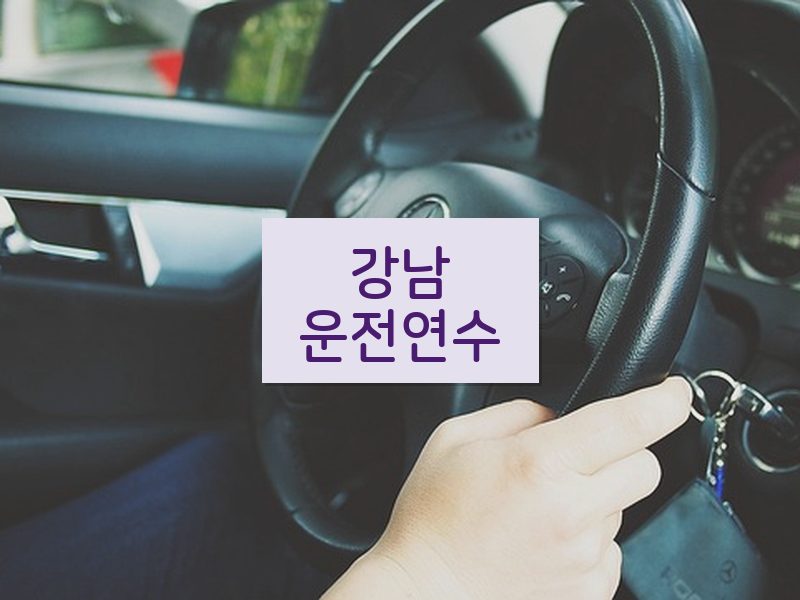 강남운전연수 후기