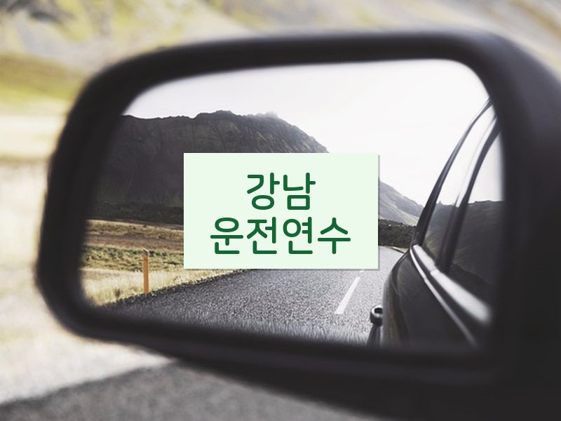 강남운전연수 후기