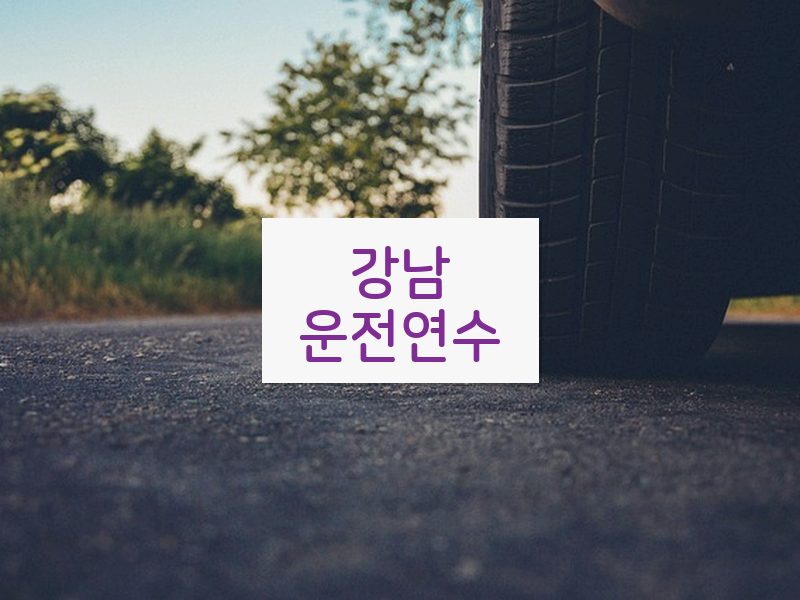 강남운전연수 후기