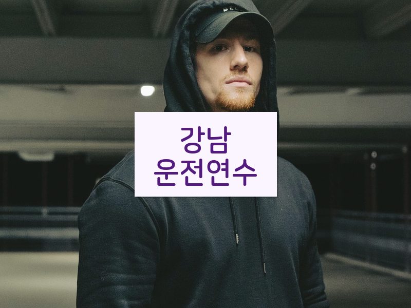 강남운전연수 후기