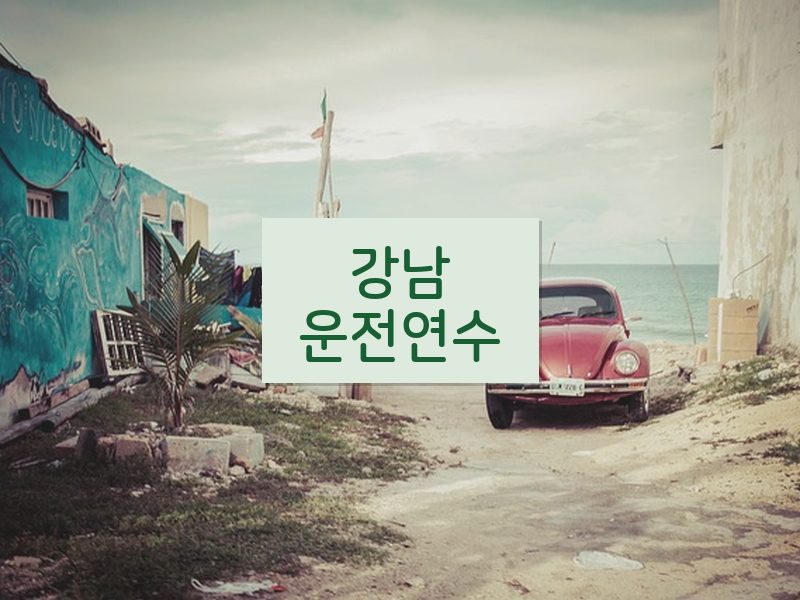 강남운전연수 후기