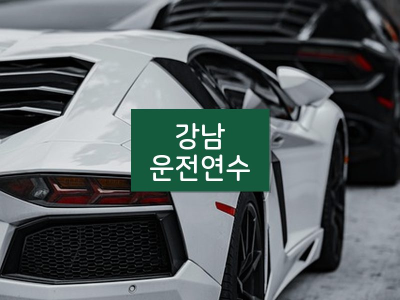 강남운전연수 후기