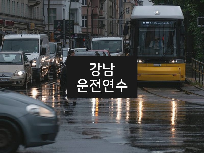 강남운전연수 후기