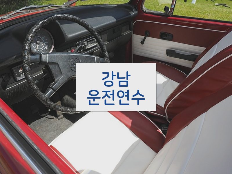 강남운전연수 후기