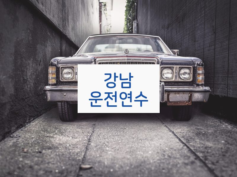 강남운전연수 후기