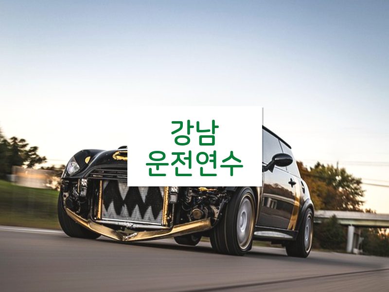 강남운전연수 후기