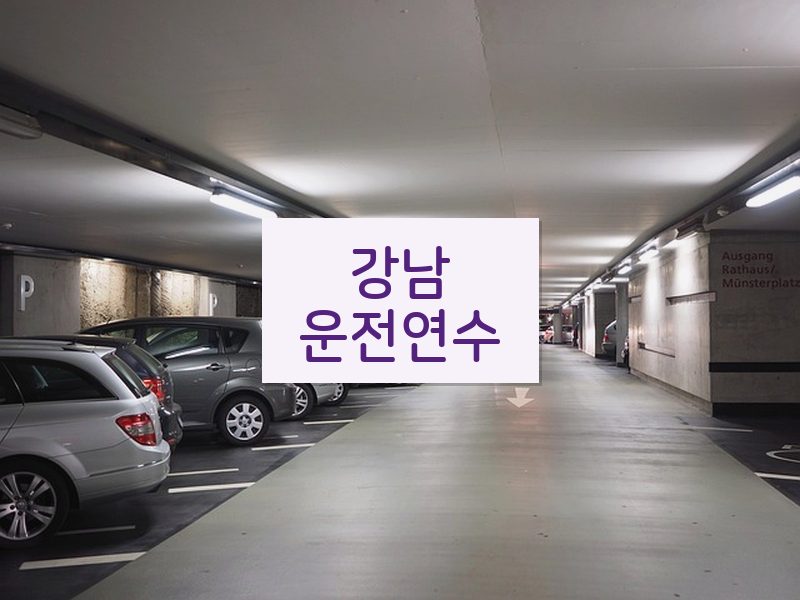강남운전연수 후기