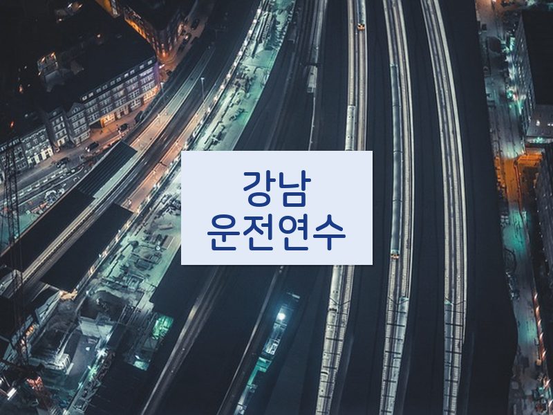 강남운전연수 후기