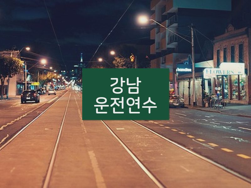 강남운전연수 후기