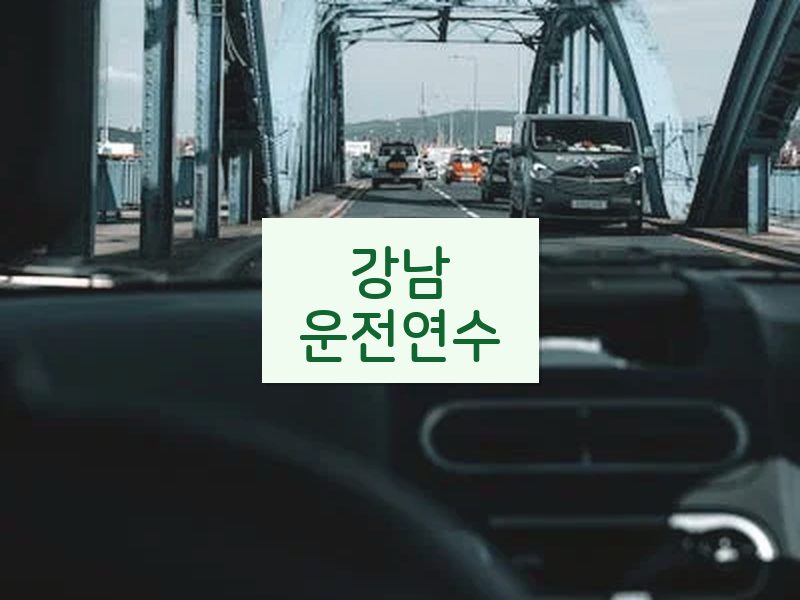 강남운전연수 후기