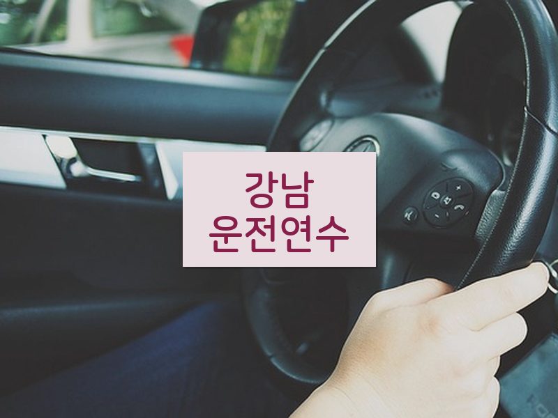강남운전연수 후기