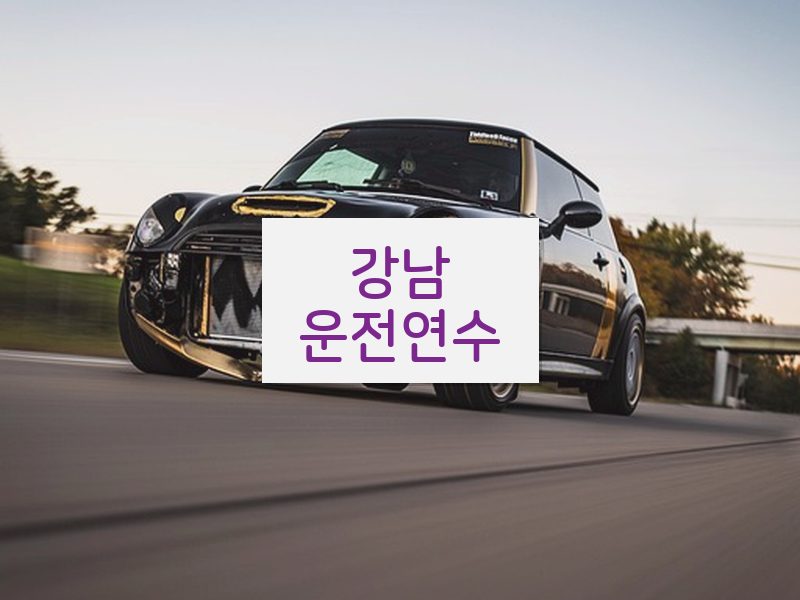 강남운전연수 후기