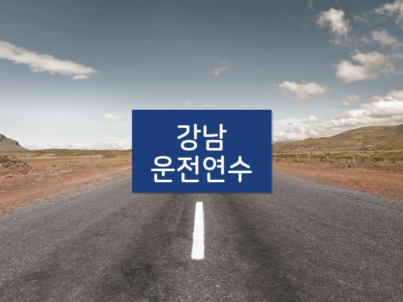 강남운전연수 후기